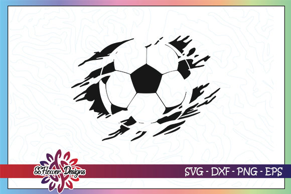 A Brand Designer's Take on the Soccer Torn Graphics Asset