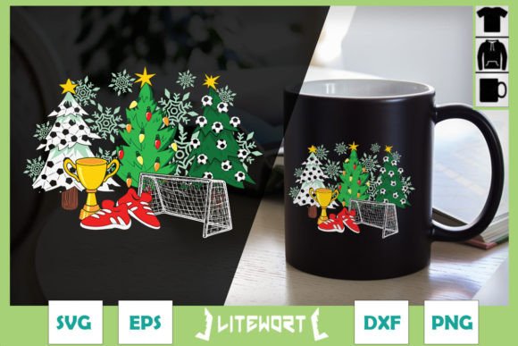 A Festive Graphic Design Asset for Sports Crafts & Holiday Content