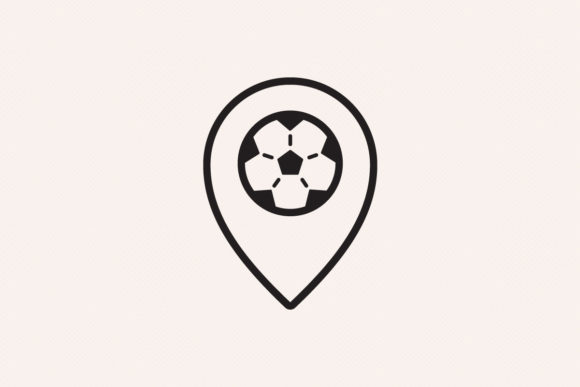An Iconic Soccer Ball Graphic for Sports Marketing