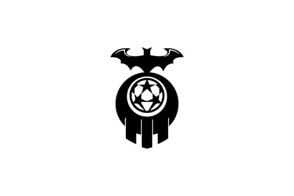 Crafting with a Bold Bat Football and Soccer Logo Graphics Template
