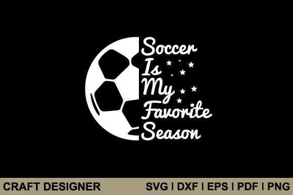 Embroidery Review: Soccer is My Favorite Season SVG