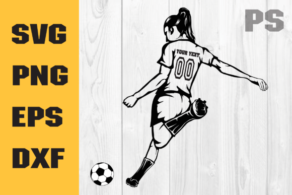 From SVG to Stitches: The Soccer Girl Player Design in Action