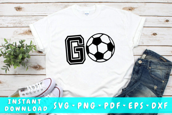 Go Soccer SVG for Graphics and Crafts