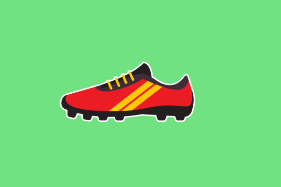 Shoe Soccer Icons: Sporty Graphics, Bold Icon Sets