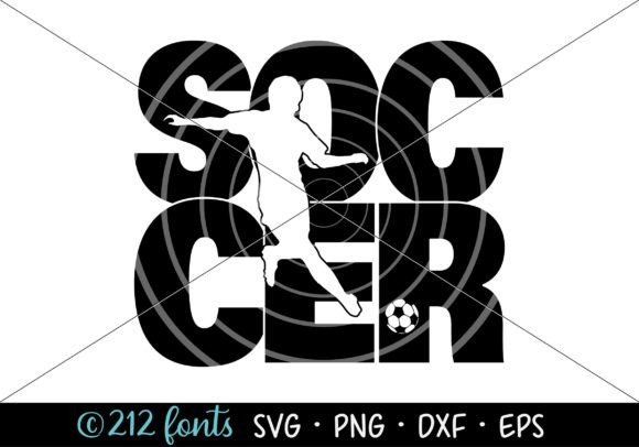 Soccer Boys Graphic Clip Art