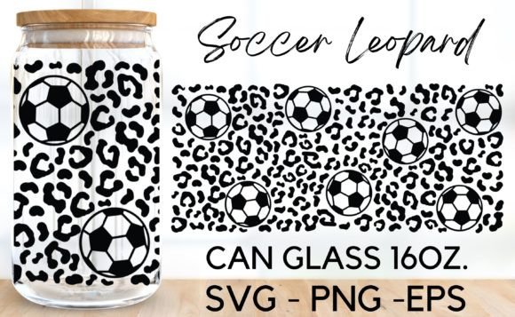 Soccer Leopard Can Glass Wrap Svg: Graphics & Illustrations Review
